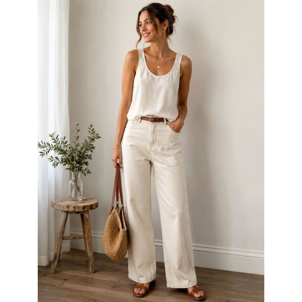Madewell 100% Silk Lookout Bow Back Blouse Size XS Ivory Elegant